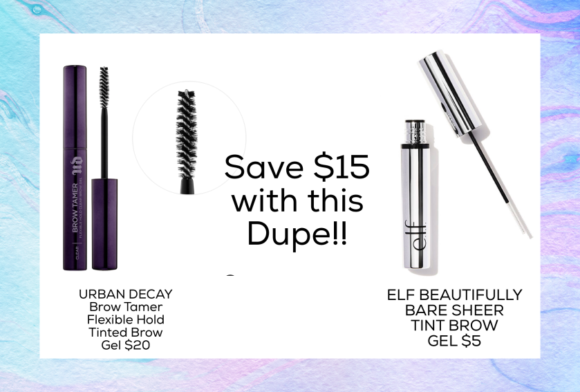 Drugstore Dupe for Urban Decay’s Brow Tamer Flexible Hold Tinted Brow Gel