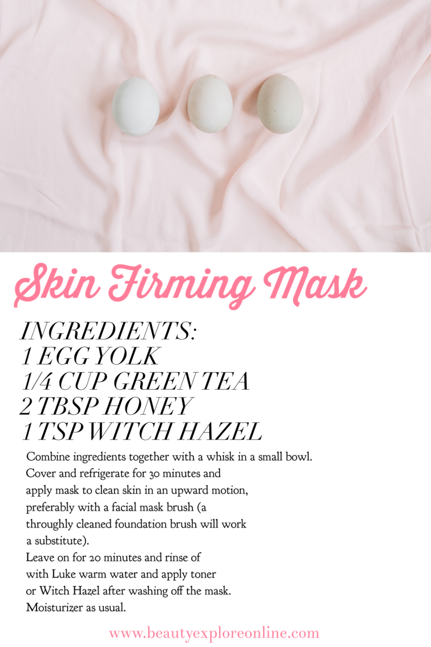 DIY Beauty Skin Firming Mask Pinterest Beauty Explore Online