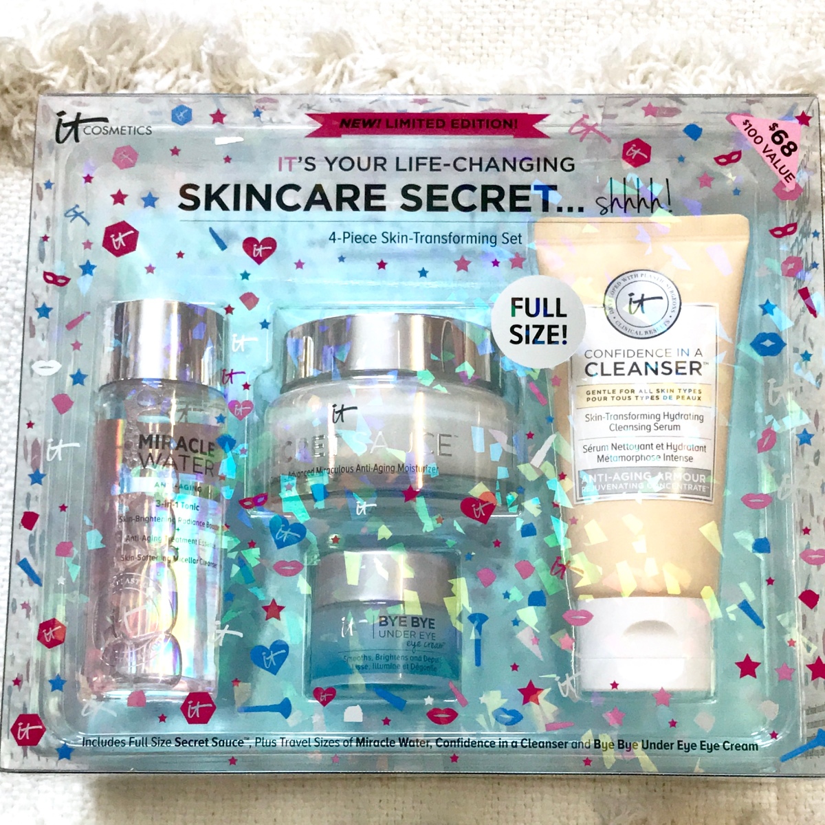 Sephora Holiday Sets – IT COSMETICS IT’s Your Life-Changing Skincare Secret Unboxing